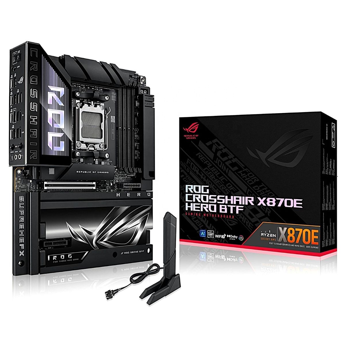 เมนบอร์ด ROG CROSSHAIR X870E H - X870E Atx Motherboard บทวิจารณ์และราคา